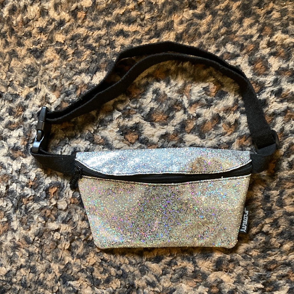 Fydelity Silver Holographic Fanny Pack